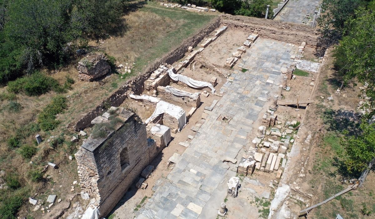 Afrodisias antik kentinde beylikler dönemine ait pazarın izleri bulundu