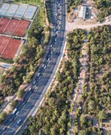 Bodrum’a tatilci akını Araç yoğunluğu havadan görüntülendi