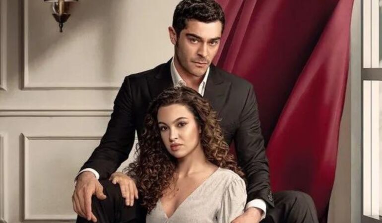 Burak Deniz ve Su Burcu Yazgı Coşkun başrolde Bir Gece Masalı dizisinin afişi yayınlandı