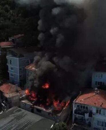 Bursa'da yangın