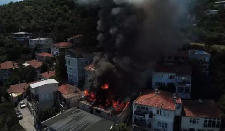 Bursa'da yangın