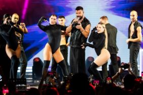 Dünyaca ünlü şarkıcı Ricky Martin Antalya'da konser verdi