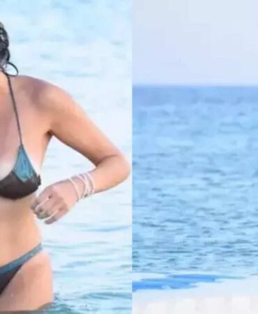 Duygu Çakmak'ın suya atladı, bikinisi açıldı! Denizde zor anlar