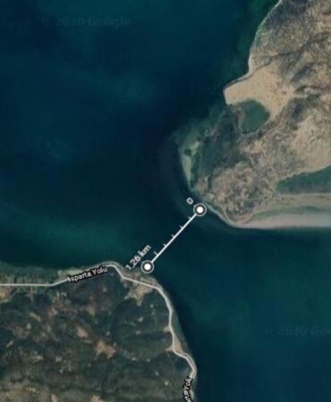 Eğirdir Gölü'nün bölünmesine 1,2 kilometre kaldı