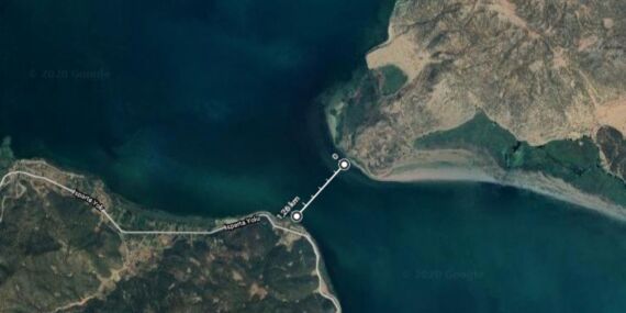 Eğirdir Gölü’nün bölünmesine 1,2 kilometre kaldı