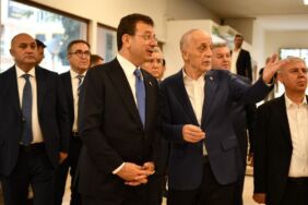 Ekrem İmamoğlu Ankara'da Türk-İş'i ziyaret etti