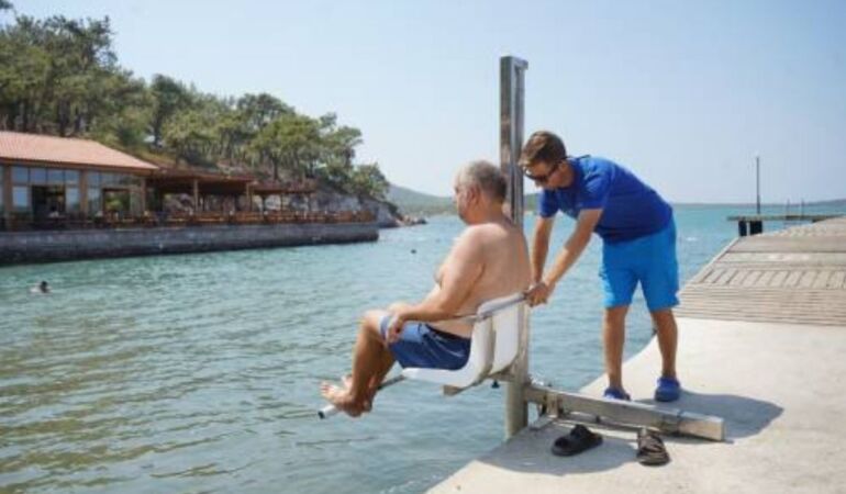 Engelsiz tatil için Ayvalık