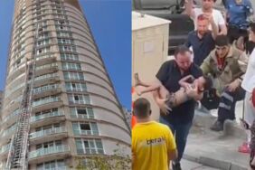 Esenyurt'ta 32 katlı binada yangın çıktı Mahsur kalanlar var!