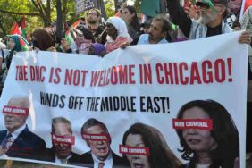 Filistin destekçisi binlerce gösterici, Chicago'da Gazze için yürüdü