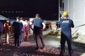 İşçilerin kaldığı prefabriğin tavanı çöktü 15 yaralı