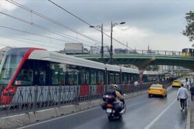 İstanbul'da Soğanlı-Bağcılar arasındaki tramvay seferleri durduruldu