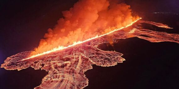 İzlanda’daki yanardağ bu yıl 6. kez lav püskürttü