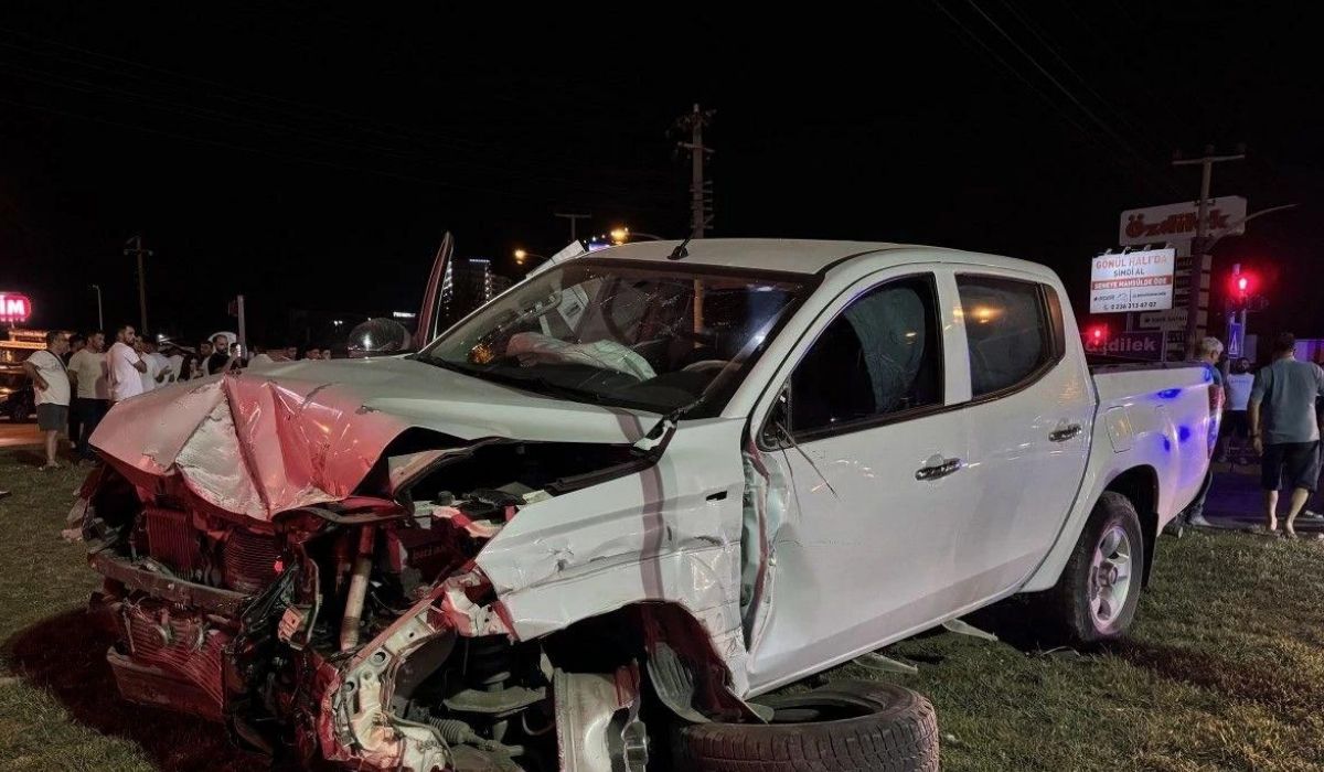 Manisa Turgutlu'da trafik kazası 1 ölü, 2 yaralı