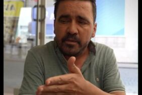 Manisa'da kadına şiddete kayıtsız kalan şahıs 'Benim kızıma dahi vurmuş olsa yerimden kalkamam'