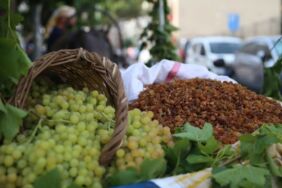Manisa'da sezonun ilk çekirdeksiz kuru üzüm alımı törenle başladı
