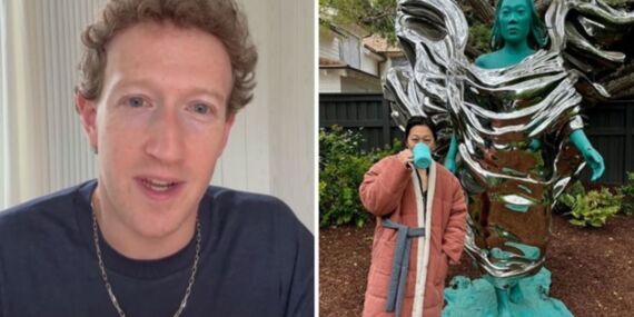 Mark Zuckerberg, eşinin heykelini yaptırdı