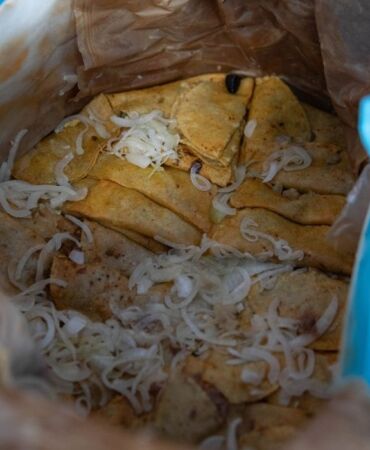 Meksika'da Guinness Dünya Rekoru kırıldı En fazla taco çeşitleri sunumu
