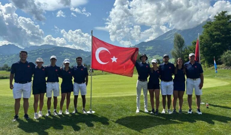 Milli golfçüler Avrupa’da şampiyon oldu
