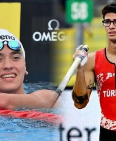 Milli yüzücü Kuzey Tunçelli ve atlet Ersu Şaşma Paris 2024 finalinde!