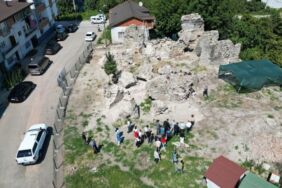 Ordu Valisi Erol, Aziz Konstantin ve Helena Manastırı kazı çalışmalarını yerinde inceledi