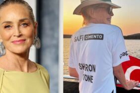 Sharon Stone'un İstanbul gezisi çok konuşuldu_ Beşiktaş formasıyla poz verdi!