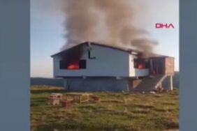 Trabzon Araklı'da yayla evinde yangın 3 kişi hayatını kaybetti