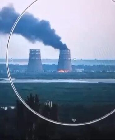 Ukrayna Zaporijya Nükleer Santrali’nde yangın!
