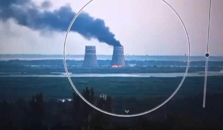 Ukrayna Zaporijya Nükleer Santrali’nde yangın!