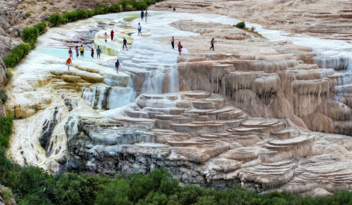 Van'ın Pamukkale'si turizmin yeni rotası haline geldi