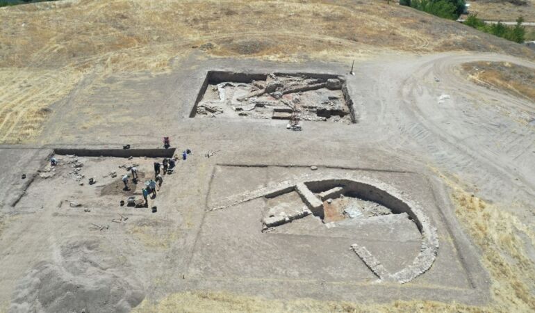 Yassı Höyük’te 2 bin 800 yıllık nohut, buğday, kayısı çekirdeği, üzüm ve sarımsak taneleri bulundu