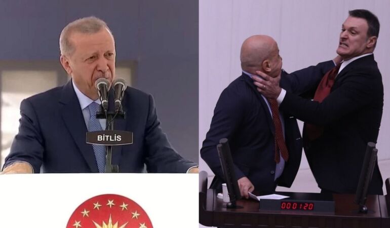 Erdoğan Meclis’teki kavga hakkında ilk kez konuştu