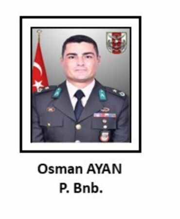 Irak'tan acı haber Piyade Binbaşı Osman Ayan şehit oldu