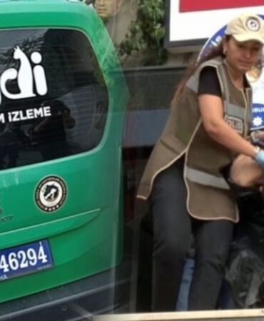 Kadın polis memurunu şehit eden şüpheli adliyeye Hayvan Büro Amirliği’nin aracıyla sevk edildi