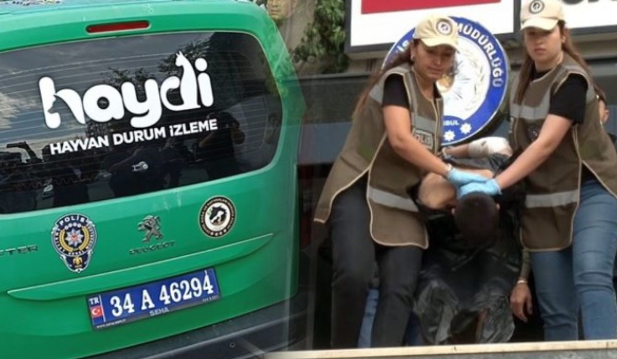 Kadın polis memurunu şehit eden şüpheli adliyeye Hayvan Büro Amirliği’nin aracıyla sevk edildi