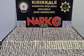 Kırıkkale'de uyuşturucu operasyonu 2 bini aşkın sentetik hap ele geçirildi