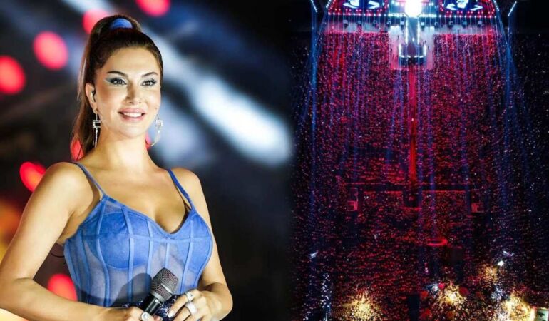 Şarkıcı Ebru Yaşar'dan 3. kez 100 bin rekoru!
