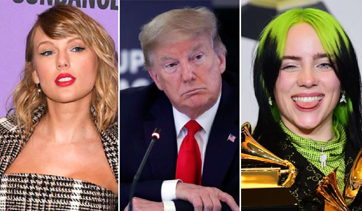 donald trump billie eilish taylor swift