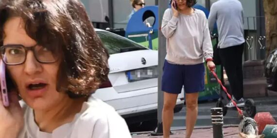 Şarkıcı Göksel panik içinde! Nişantaşı’nda köpeğiyle ortaya çıktı