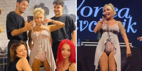 Yonca Evcimik’in sahne tarzı olay yarattı: ‘Bebek bezi reklamı bekliyorum’