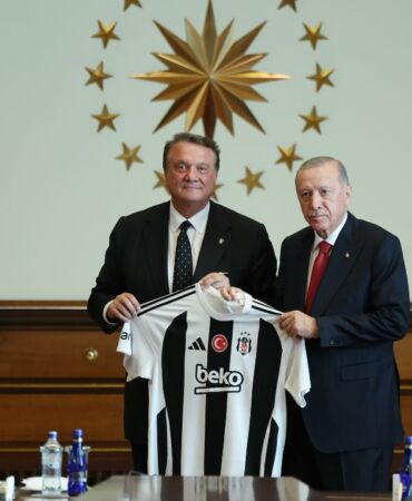 beşiktaş erdoğanı ziyaret etti