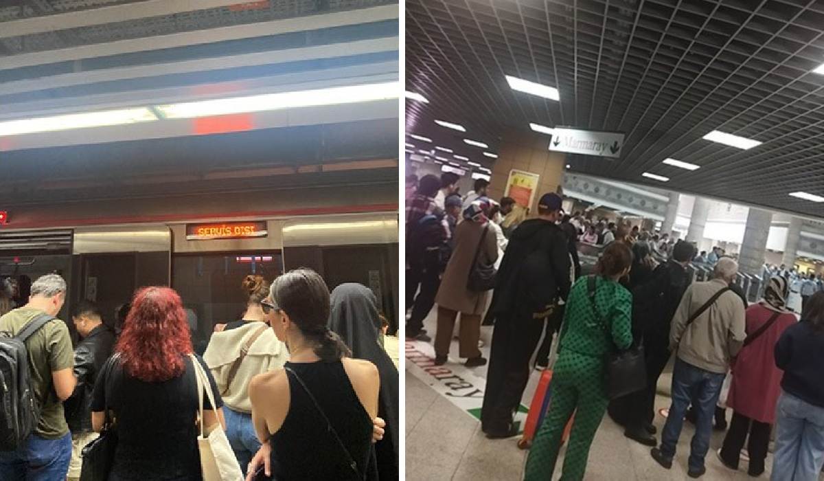 Marmaray'da teknik arıza Yarım saattir sefer yok