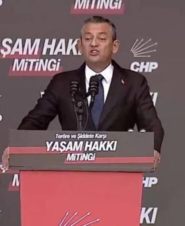 özgür özel yaşam hakkı mitingi