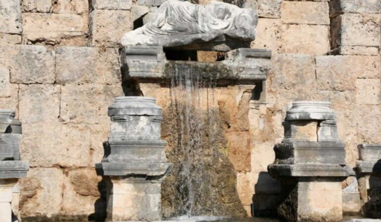 1800 yıl sonra su akmaya başladı