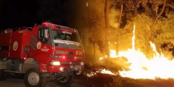 Antalya’da orman yangını: Ekipler seferber oldu