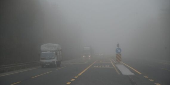 Bolu Dağı’nda sis etkili oldu: Görüş mesafesi düştü