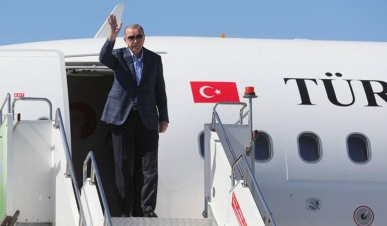 Cumhurbaşkanı Erdoğan, Suudi Arabistan'a gitti