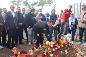 Galatasaray'dan Yiğit Kurt'un mezarına ziyaret 'Galatasaray yolunda vefat eden bir kişi'