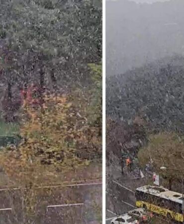İstanbul’da mevsimin ilk kar yağışı başladı