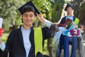 Üniversiteyi onur belgesiyle bitirip, işe başladı... Serebral palsi hastası Umut 'En önemlisi aile desteği