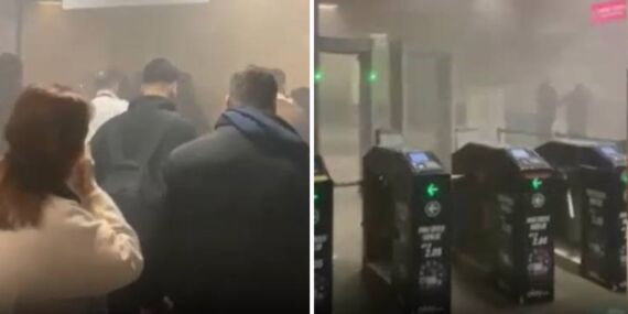 Yenikapı metro istasyonunda yangın: İstasyon kapatıldı!